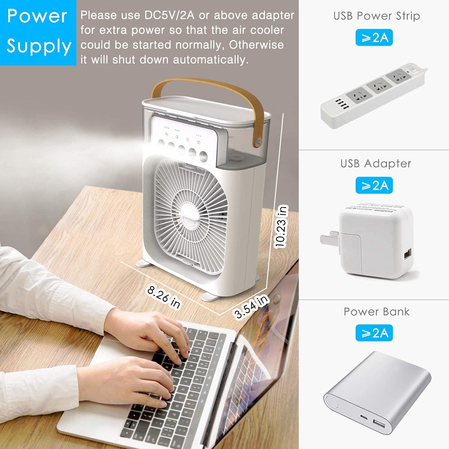 Mini Cooler for Room Cooling Mini AC Portable Mini Fan Artic Cooler