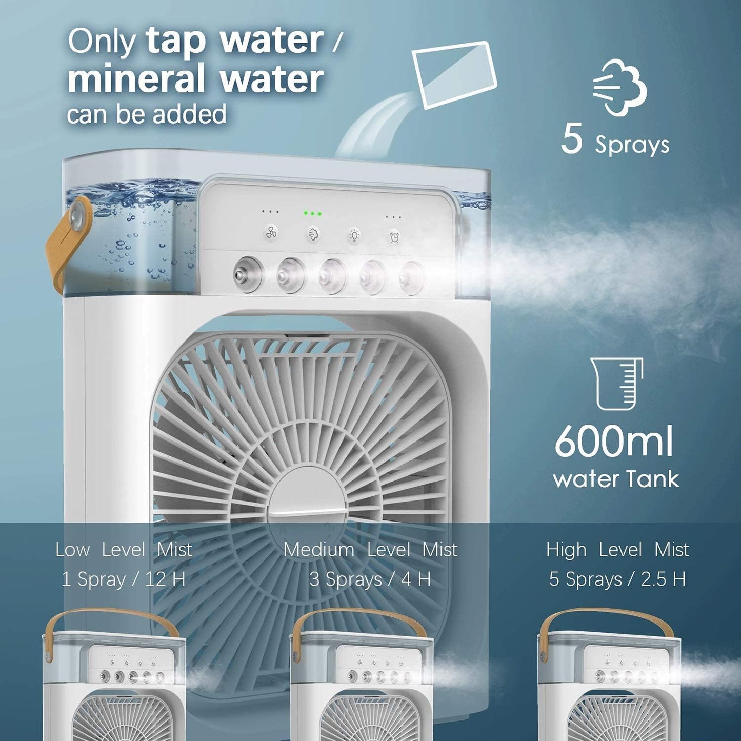 Mini Cooler for Room Cooling Mini AC Portable Mini Fan Artic Cooler