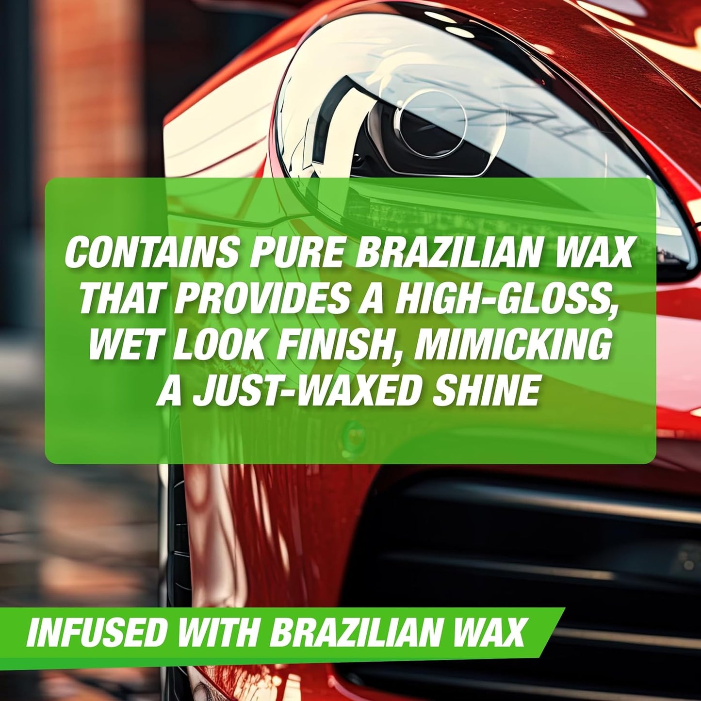 Wash and Wax Car Shampoo 200ml pack of 3 Gives Wet Look Shine,Buttery Smooth Feel, pH Neutral - Leaves no Water Spots