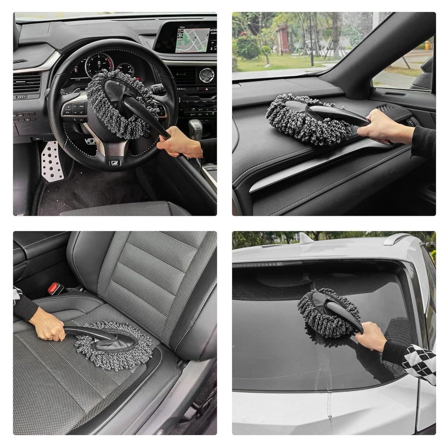 5 PCS Microfiber Car Duster Kit