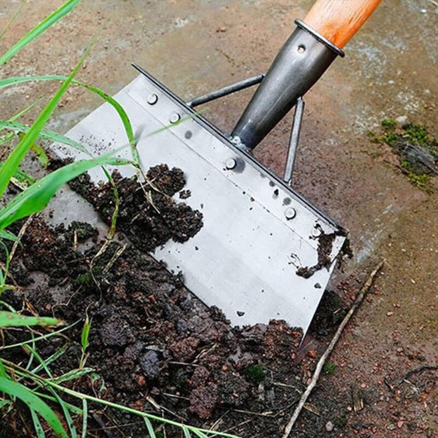 Heavy Duty Steel Cleaning Shovel with Handle