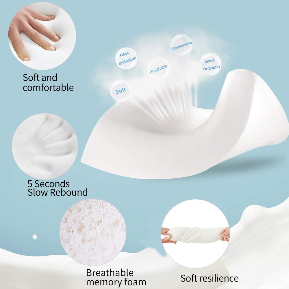 Orthopedic Memory Foam Cervical Neck Pillow