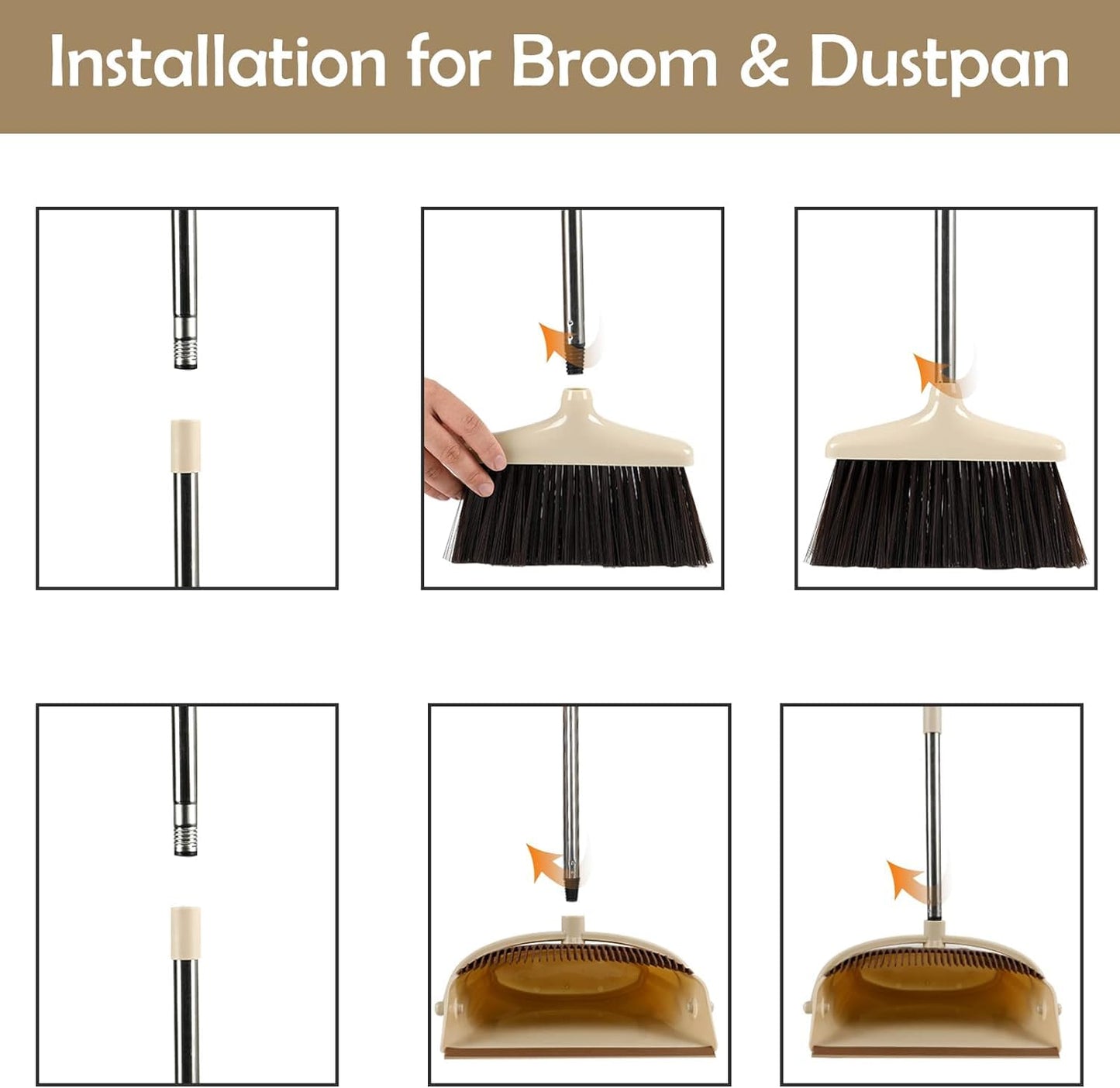 Broom and Dustpan Set