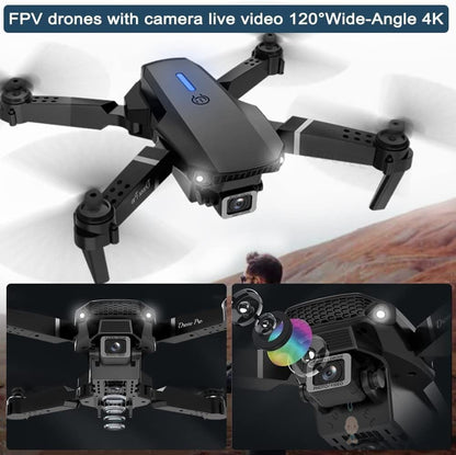 Drone with 4k Camera Foldable 1080P HD Drone with FPV Live Video