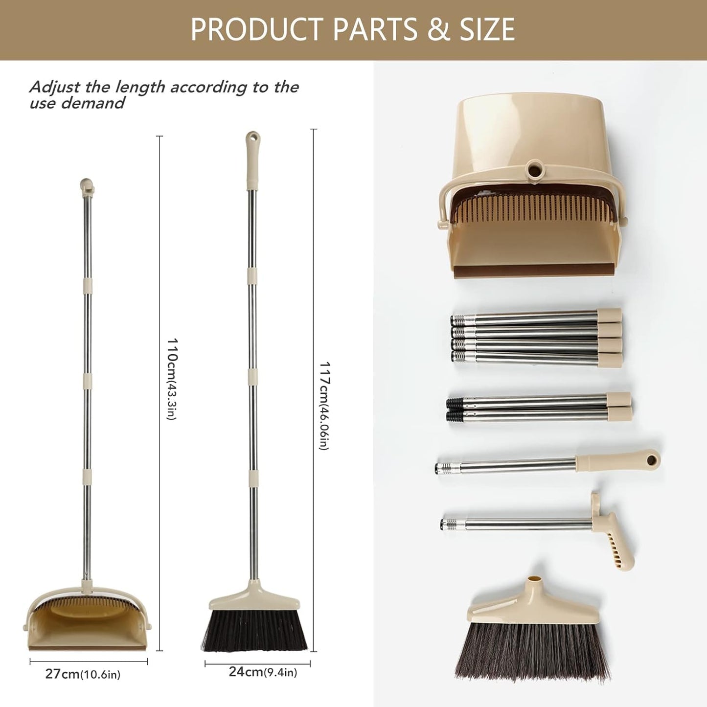 Broom and Dustpan Set