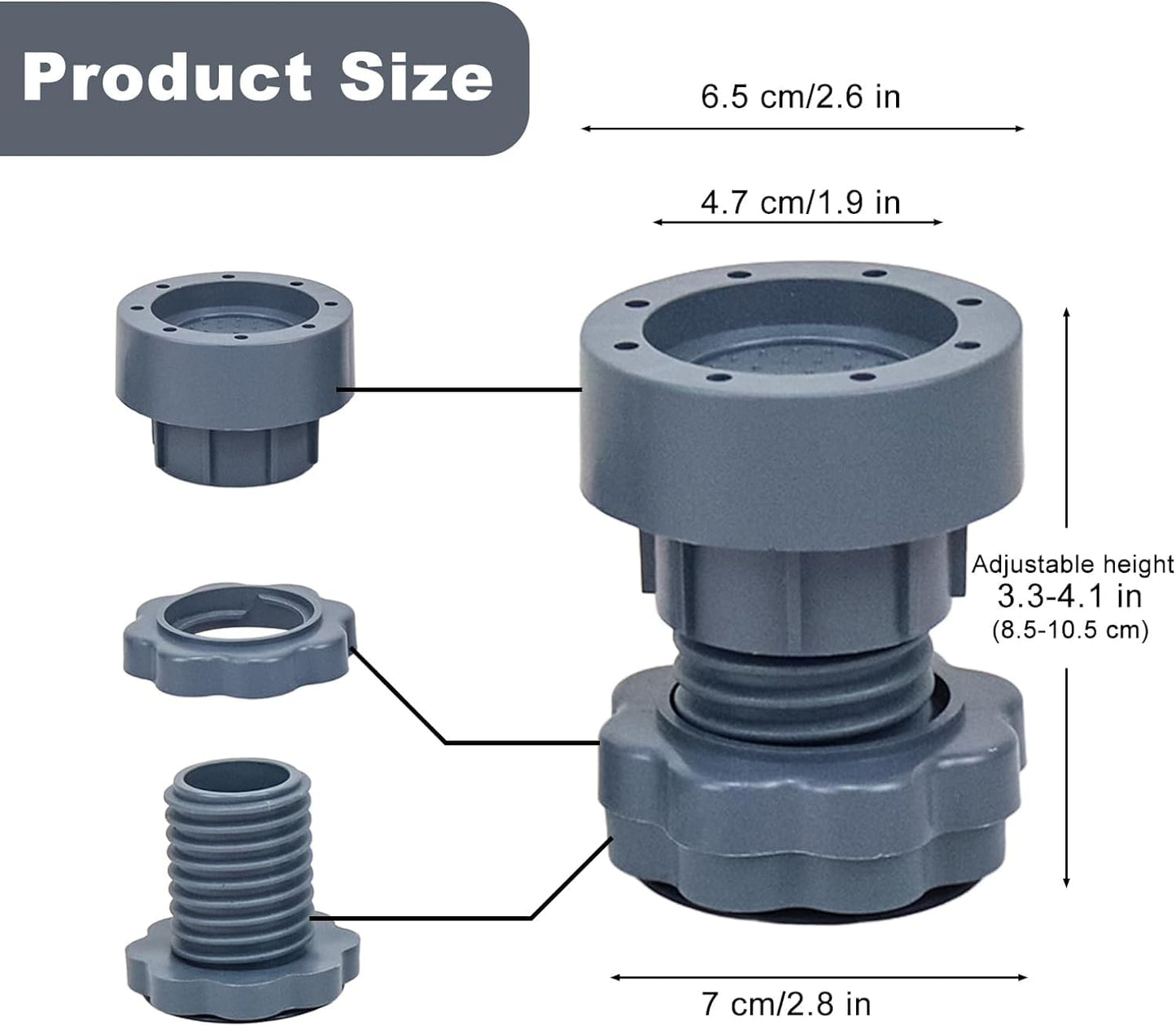 Washing Machine Vibration Feet Pad