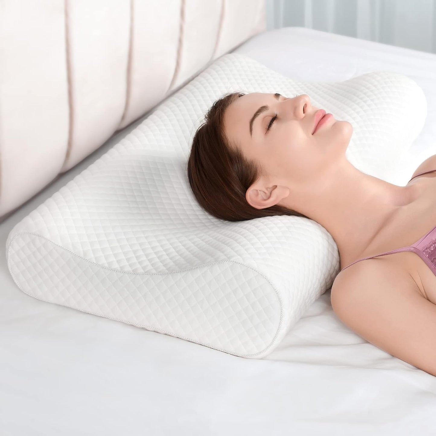 Orthopedic Memory Foam Cervical Neck Pillow