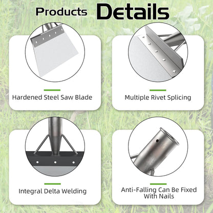 Heavy Duty Steel Cleaning Shovel with Handle