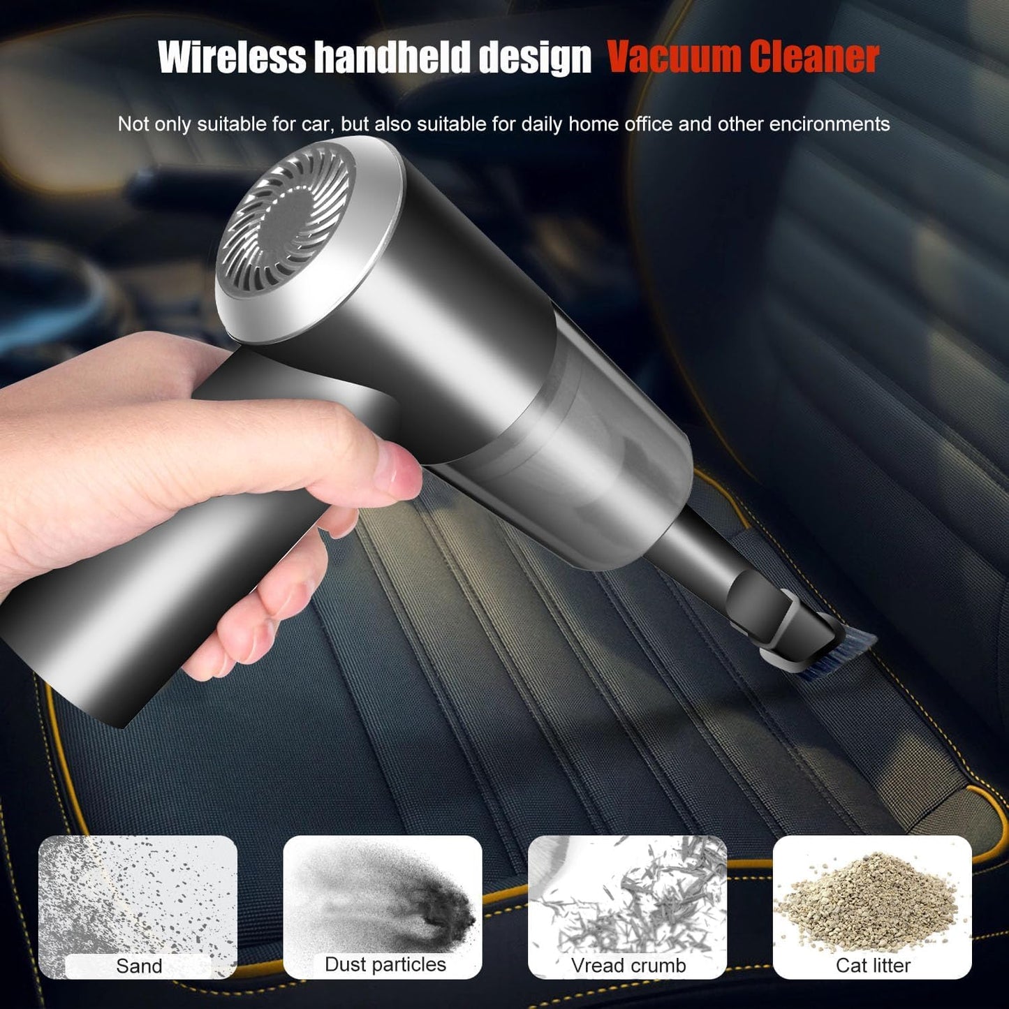 Wireless Powerful Car Vacuum Cleaner