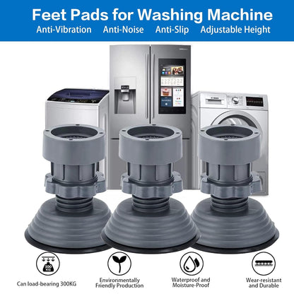 HRK Washing Machine Vibration Feet Pad (Set of 4)