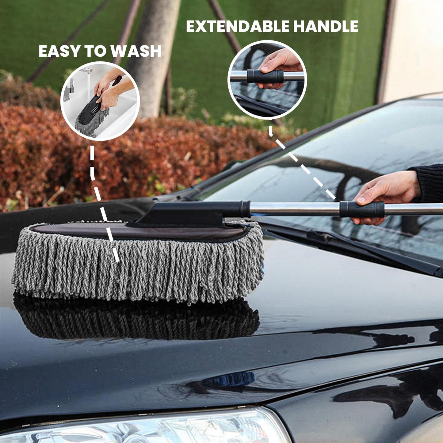 2Pcs Soft Microfiber Duster
