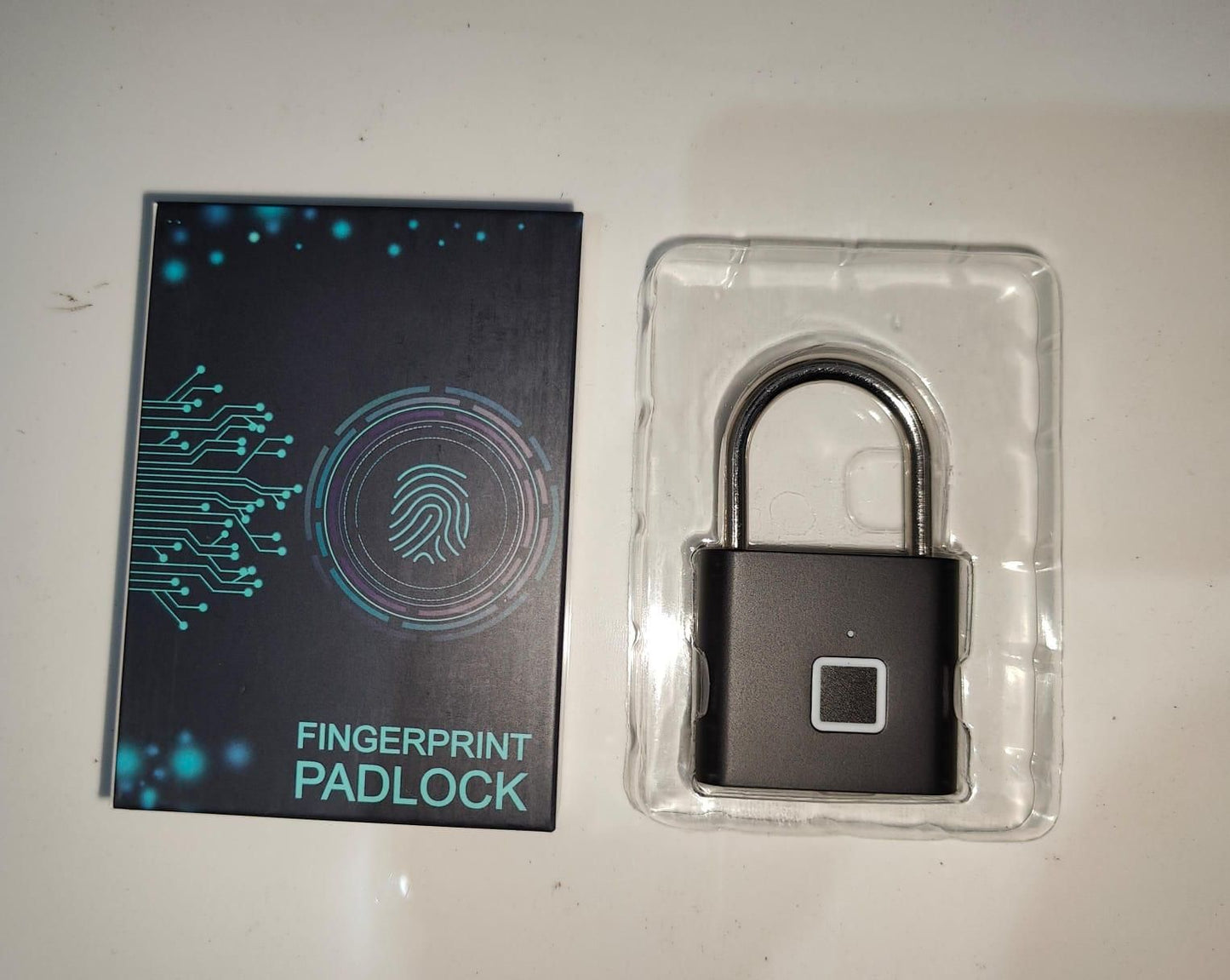 Portable Fingerprint Padlock USB Rechargeable