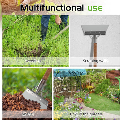 Heavy Duty Steel Cleaning Shovel with Handle